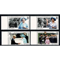 Tuvalu. 1999 Queen Mother's Century. UM set 4 values. SG 846-849