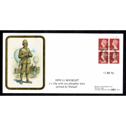 1993 New £1 booklet Cyl Pane. Limited edition FDC. No. 13/1000. Windsor cancel