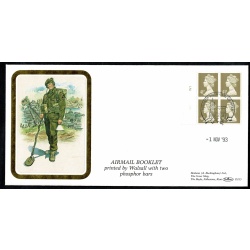 1993 £1.64 Airmail booklet Cyl Pane. Limited edition FDC. No. 532/1000. Windsor Cancel