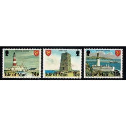 Isle of Man. 1978 Landmarks. Set of 13 values ½p - 16p. SG 111-123. Unmounted mint.