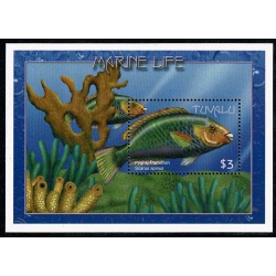 Tuvalu. 2000 Marine Life. Set of 3 Miniature Sheets. SG MS913a-MS913c. SPECIMEN overprint