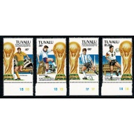 Tuvalu. 1994 World Cup. Set of 4 values. SG 702-705.