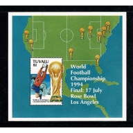 Tuvalu. 1994 World Cup. Miniature Sheet. SG MS706.