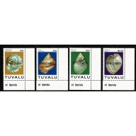 Tuvalu. 1994 Sea Snails. Unmounted mint set of 4 values. SG 707-710. SPECIMEN overprint