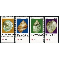 Tuvalu. 1994 Sea Snails. Unmounted mint set of 4 values. SG 707-710