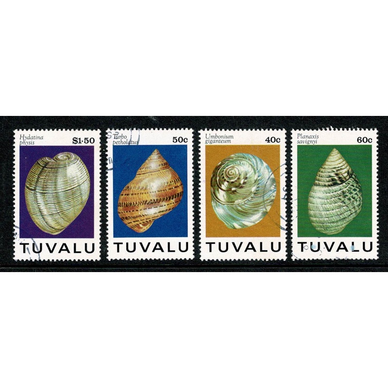 Tuvalu. 1994 Sea Snails. Used set of 4 values. SG 707-710.